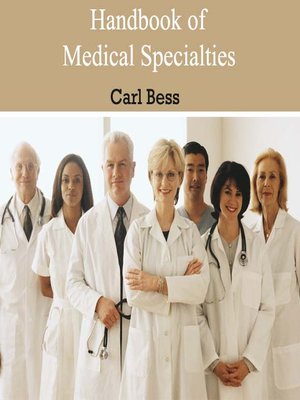 cover image of Handbook of Medical Specialties